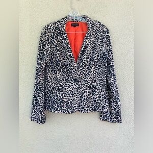 Tracy Evans animal print blazer XL